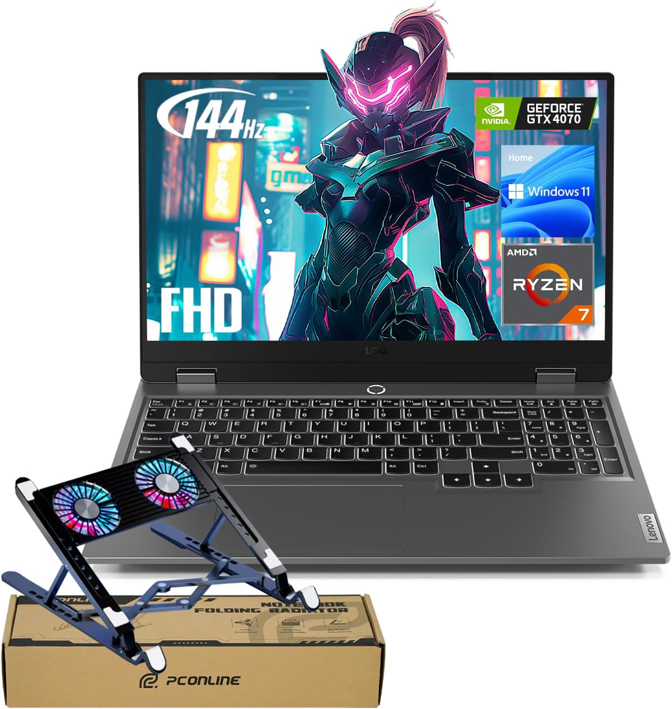 Lenovo LOQ 15 AI Gaming Laptop with Copilot and 4TB SSD