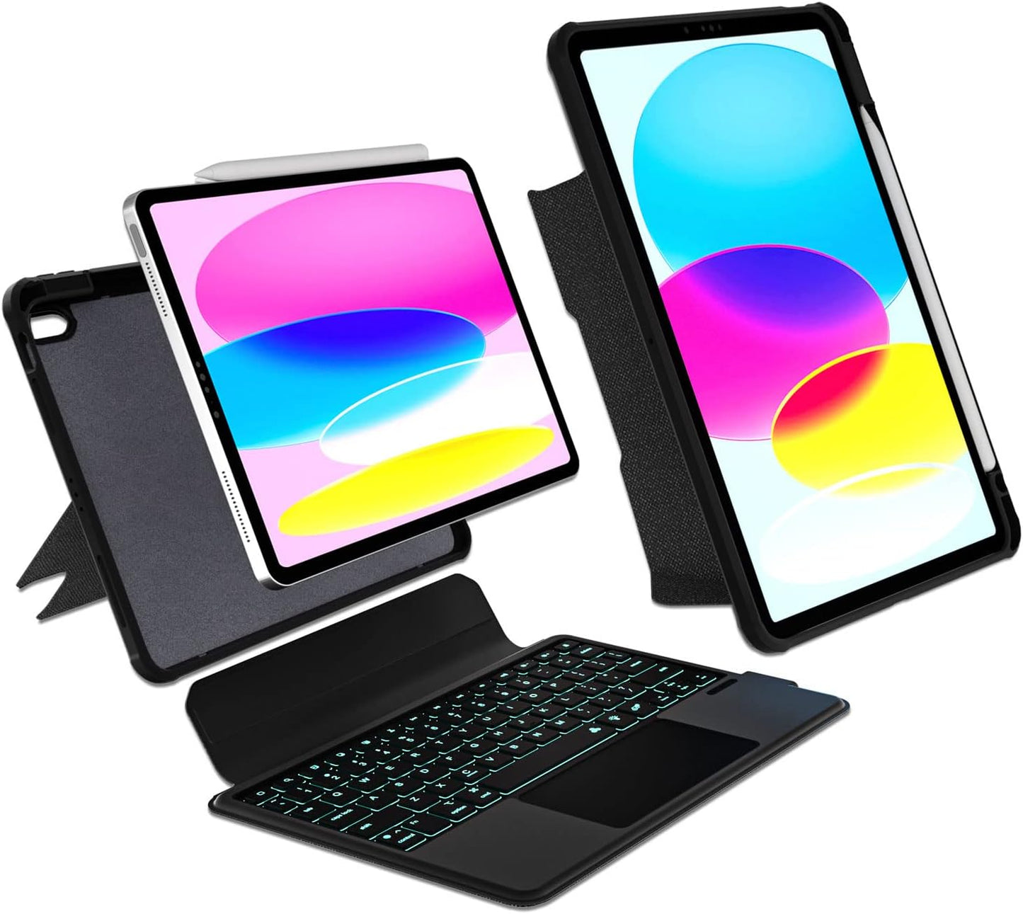 Keyboard Case Compatible for iPad 10.9 in 10th 2022 and 11th 2025