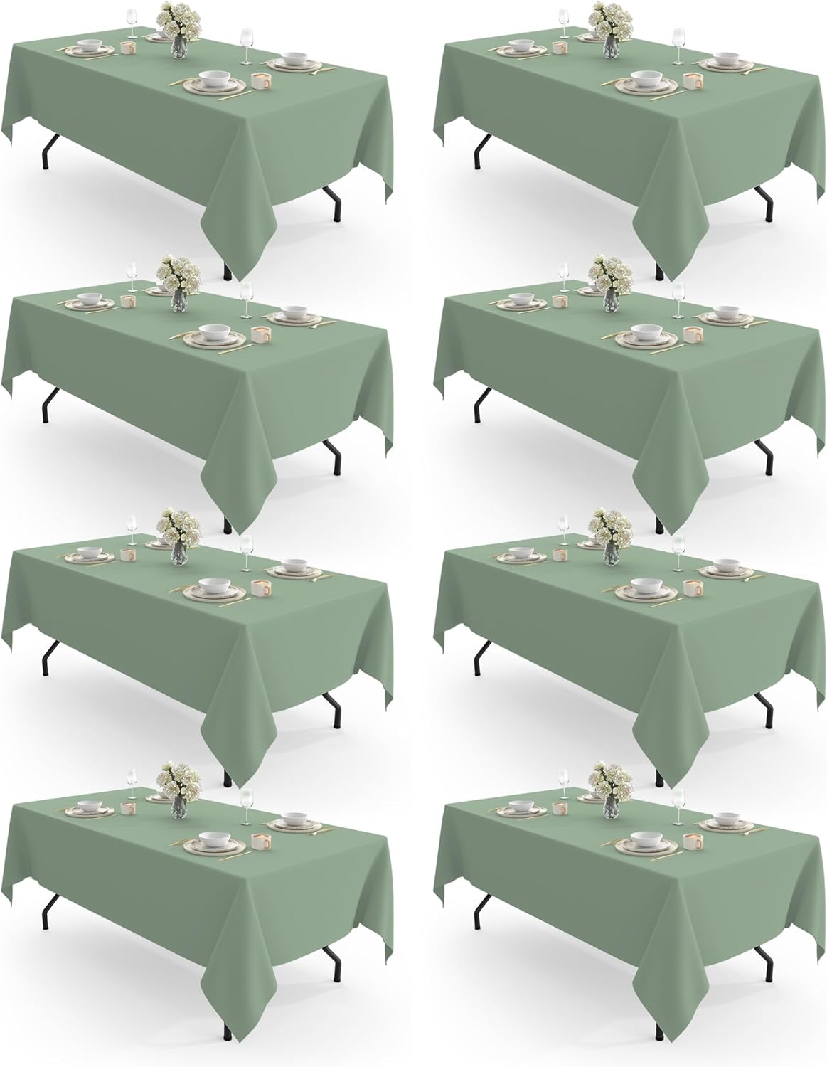 Pureegg Rectangle Table Cloth 60in x 84in for Every Occasion