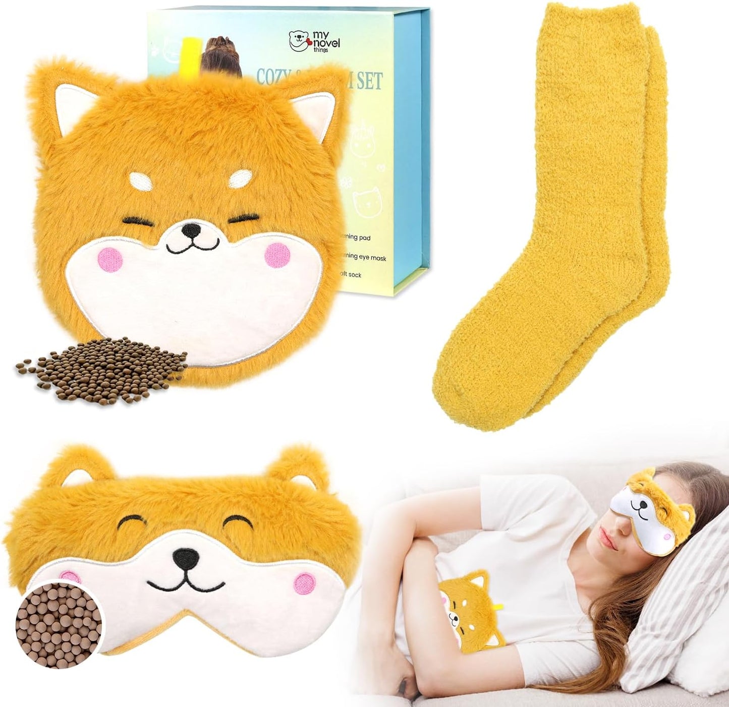 Cute Tiger Microwavable Heating Pad - Relief & Comfort