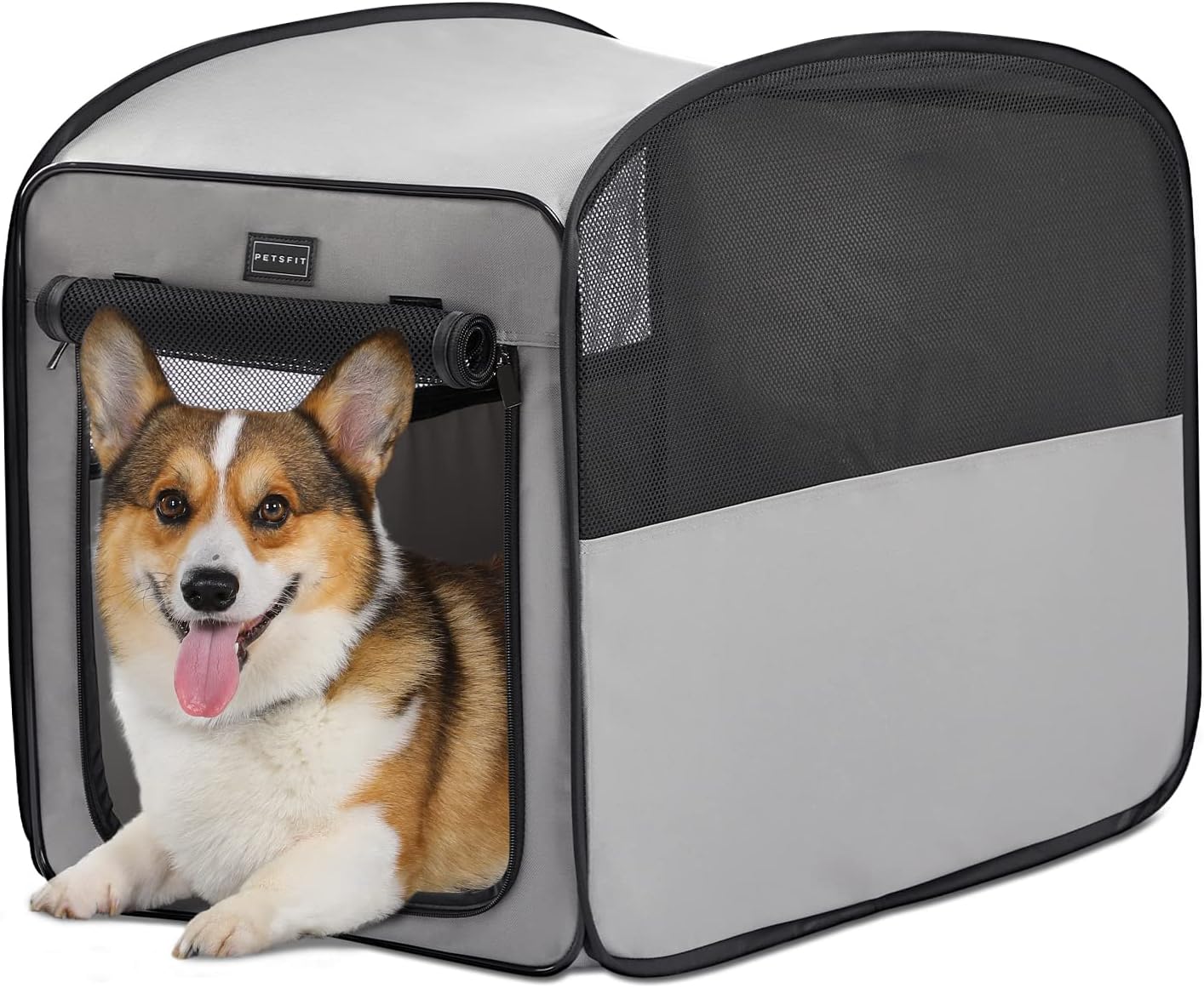 Petsfit Portable Dog Crate for Medium Dogs - Lightweight & Waterproof