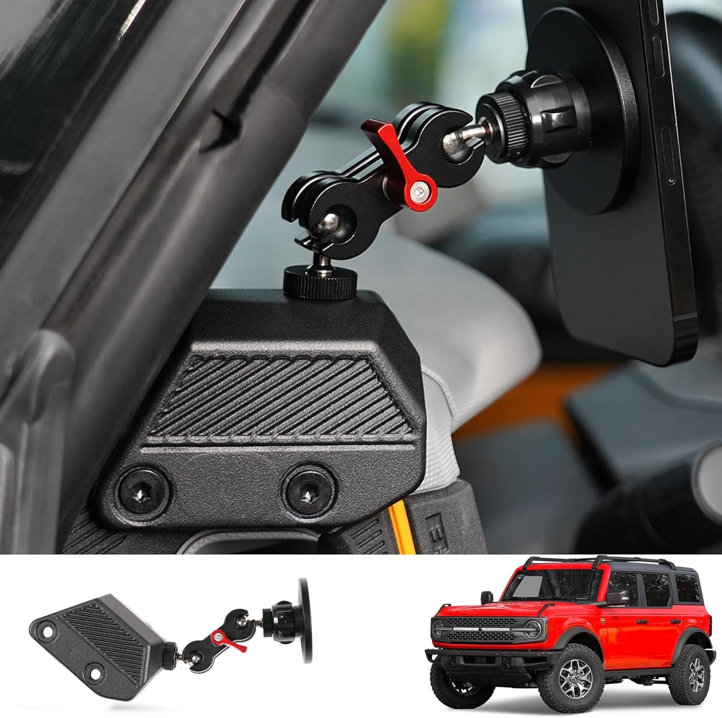 Mabett Magnetic Phone Holder for Ford Bronco 2021-2025 Models