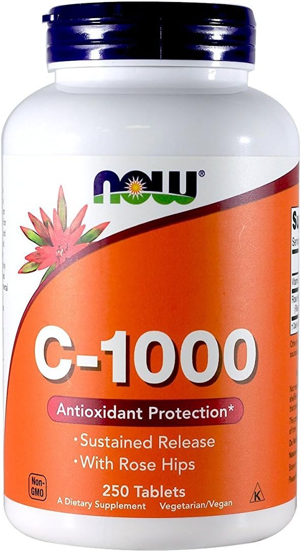 Now Foods Vitamin C-1000 Sustained Release with Rose Hips