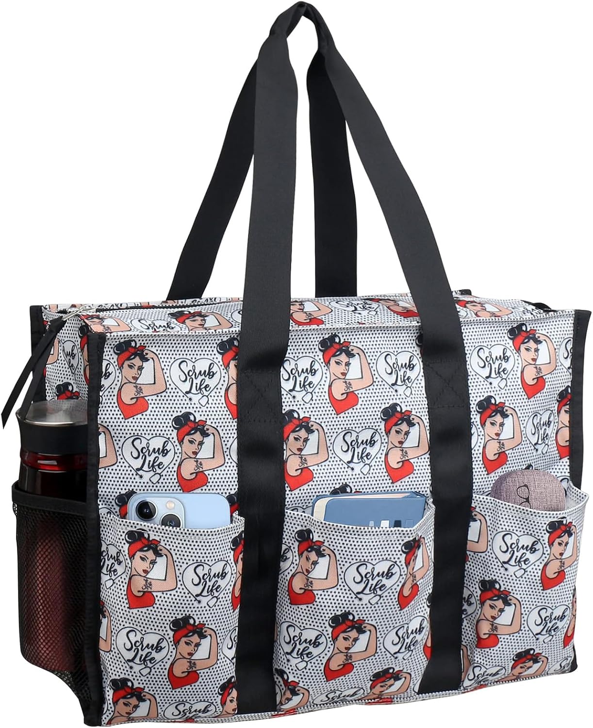 ABAMERICA Nurse Bags for Work - Waterproof Organizing Tote