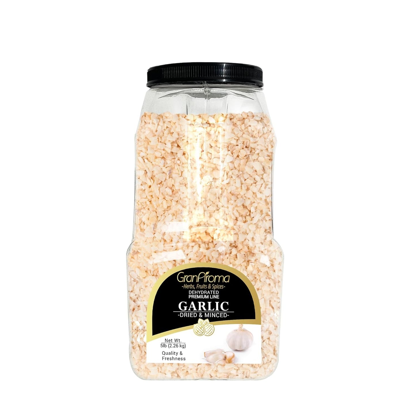 GranAroma Dried & Minced Garlic - Versatile 5 lb Seasoning