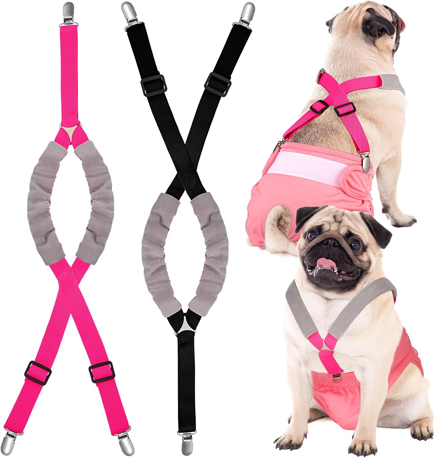 Saintrygo Dog Suspenders: Secure Diapers Hassle-Free!