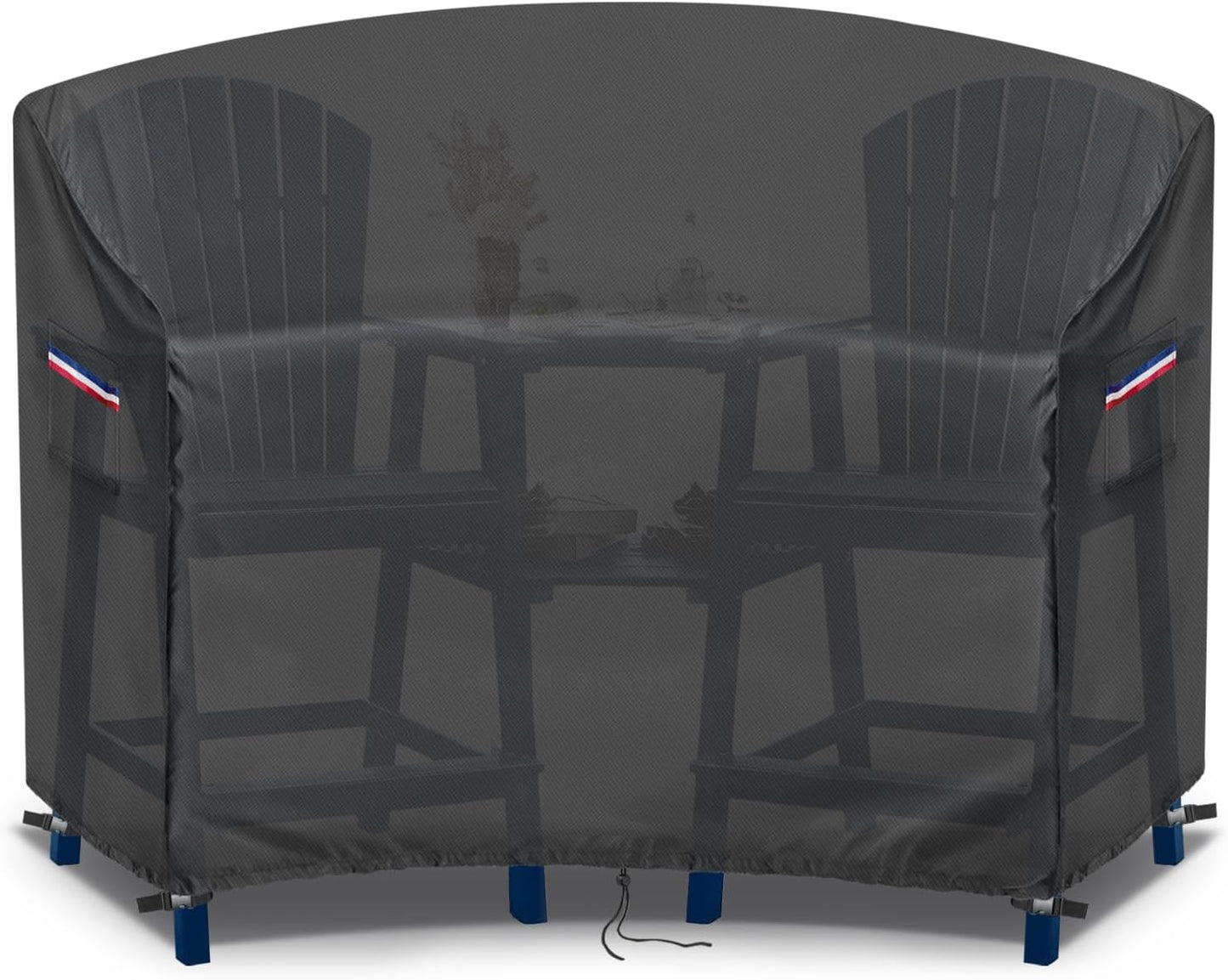 Adirondack Chair Cover Set of 2, Heavy Duty Waterproof Protection