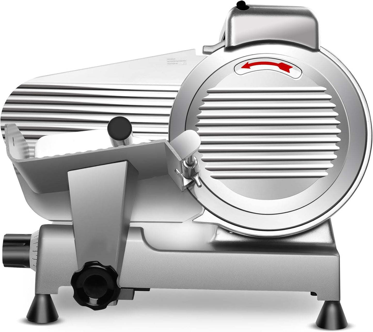 10 inch Commercial Meat Slicer with Premium Chromium Blade
