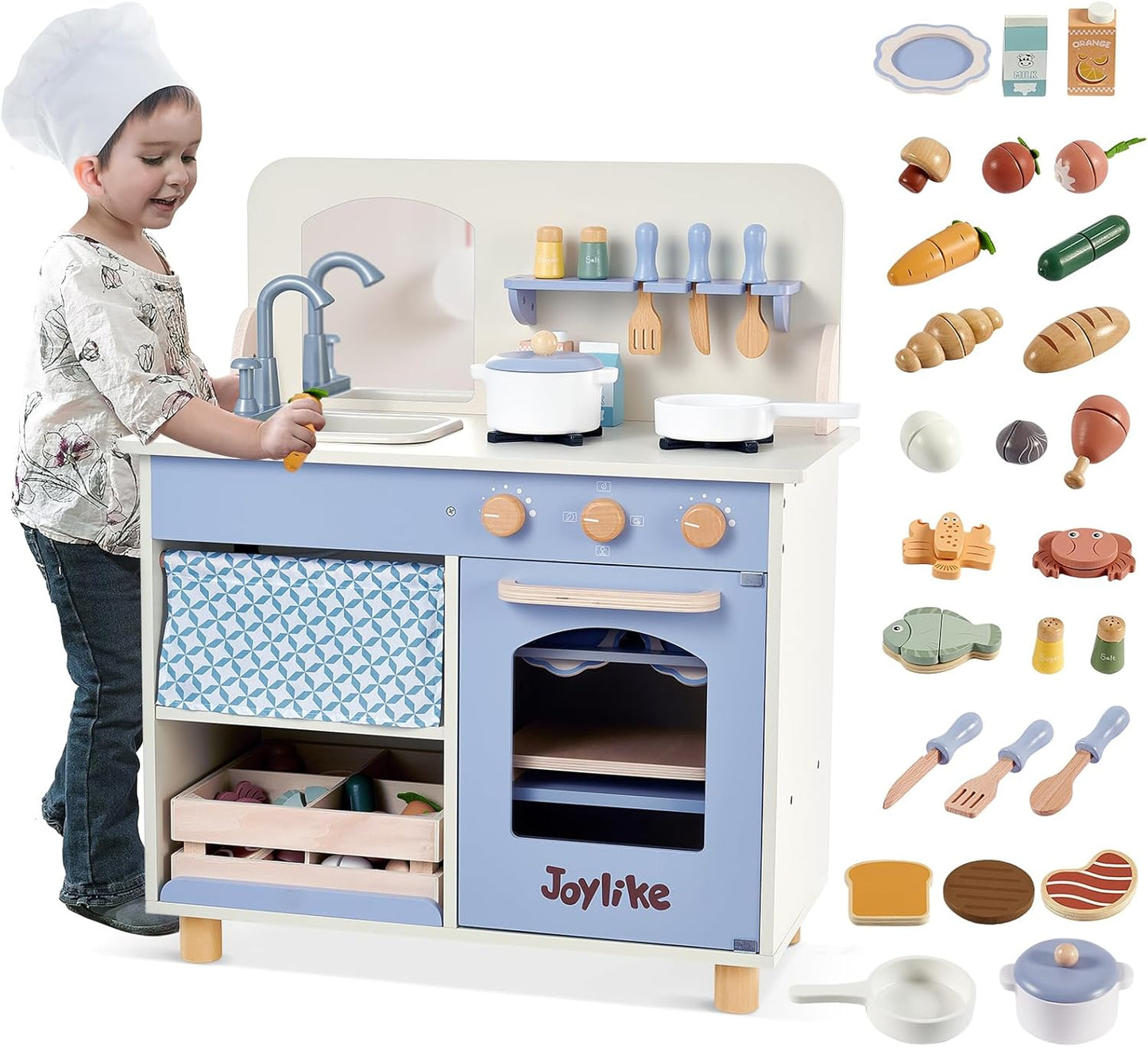 32Pcs Cutting Food Set with Stove - Joylike