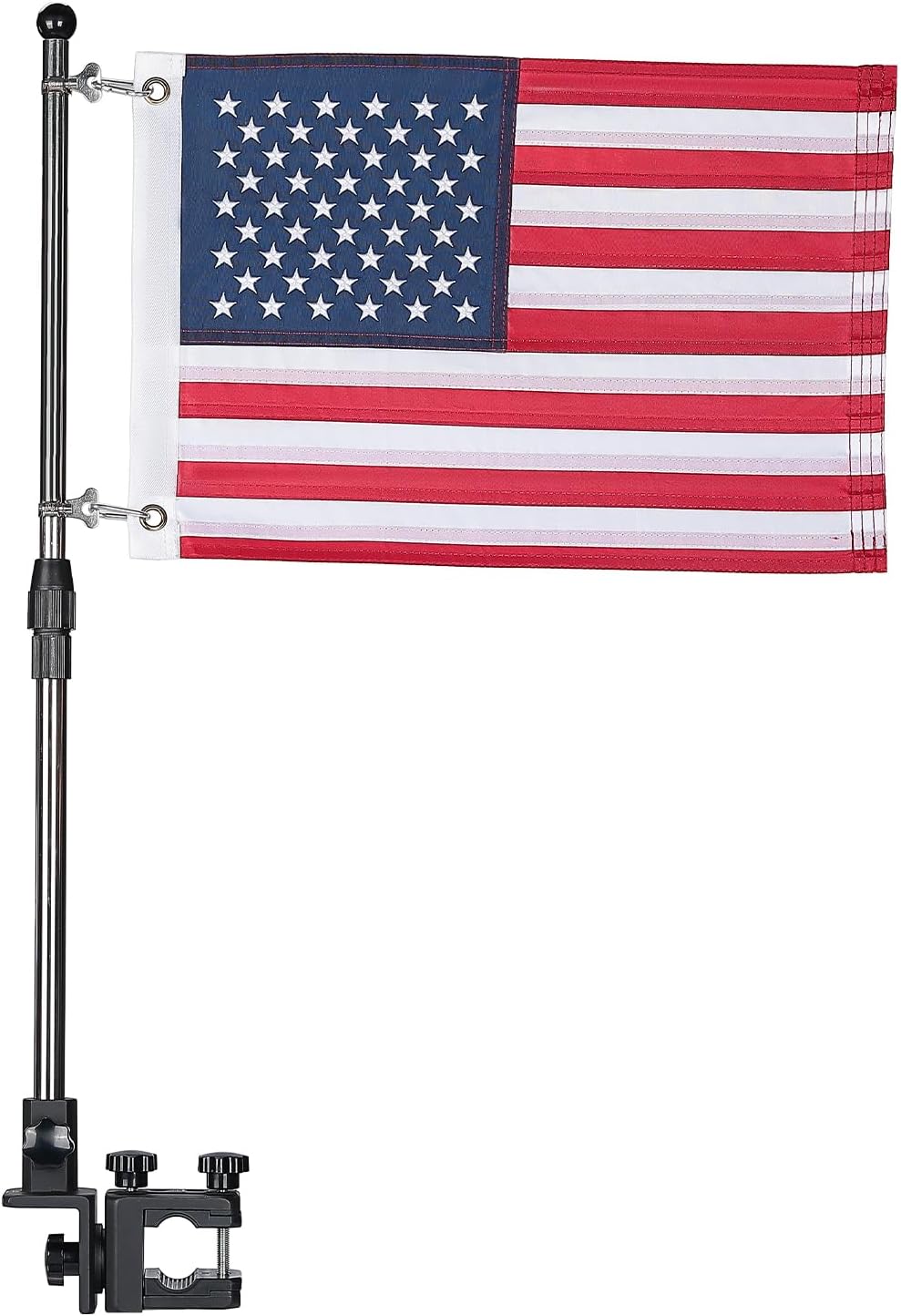 KEMIMOTO Boat Flag Pole Kit for Pontoon and Golf Cart Use