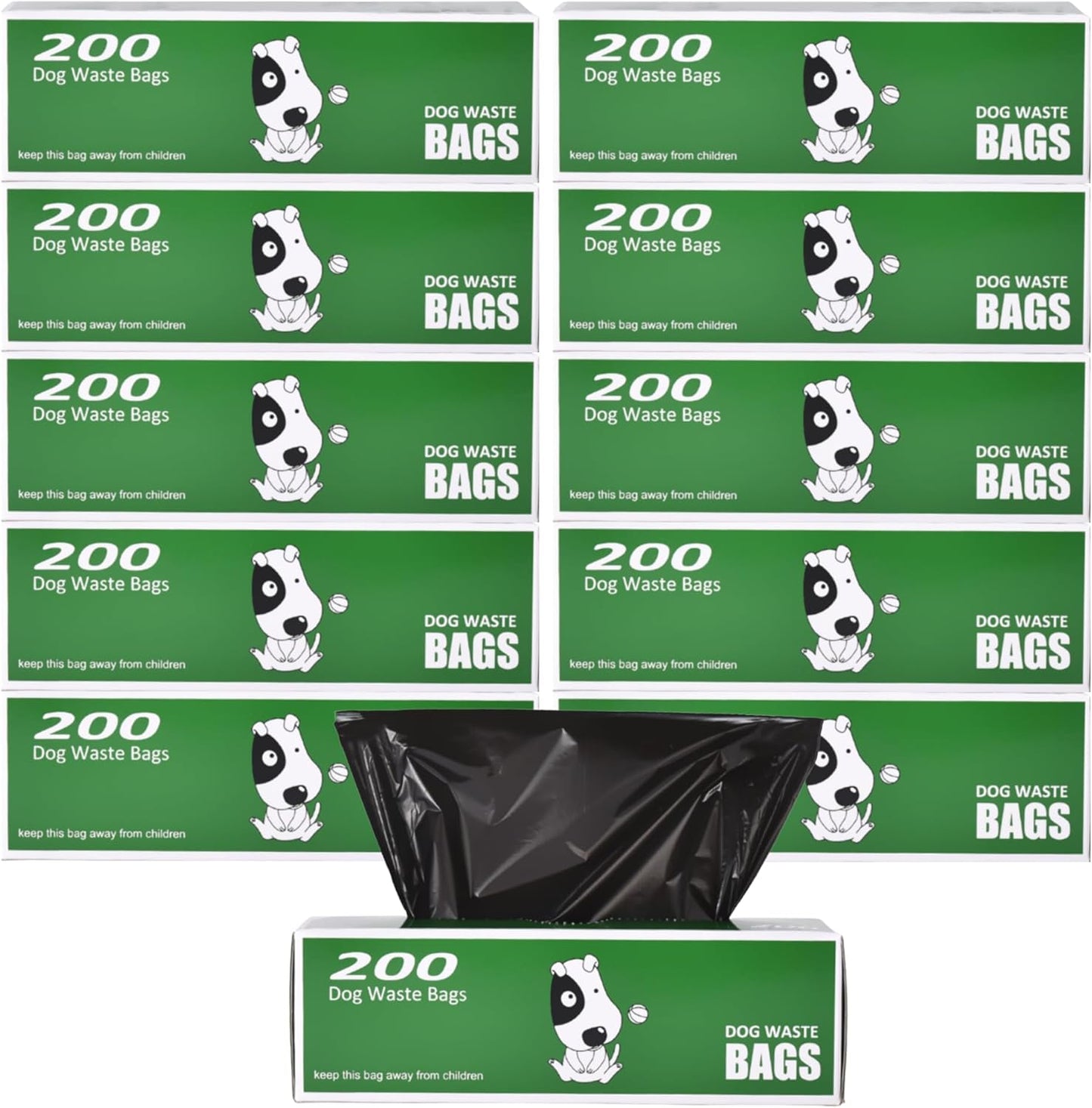 The Original Poop Bags Heavy-Duty Recycled Dog Waste Bags 2000 Count