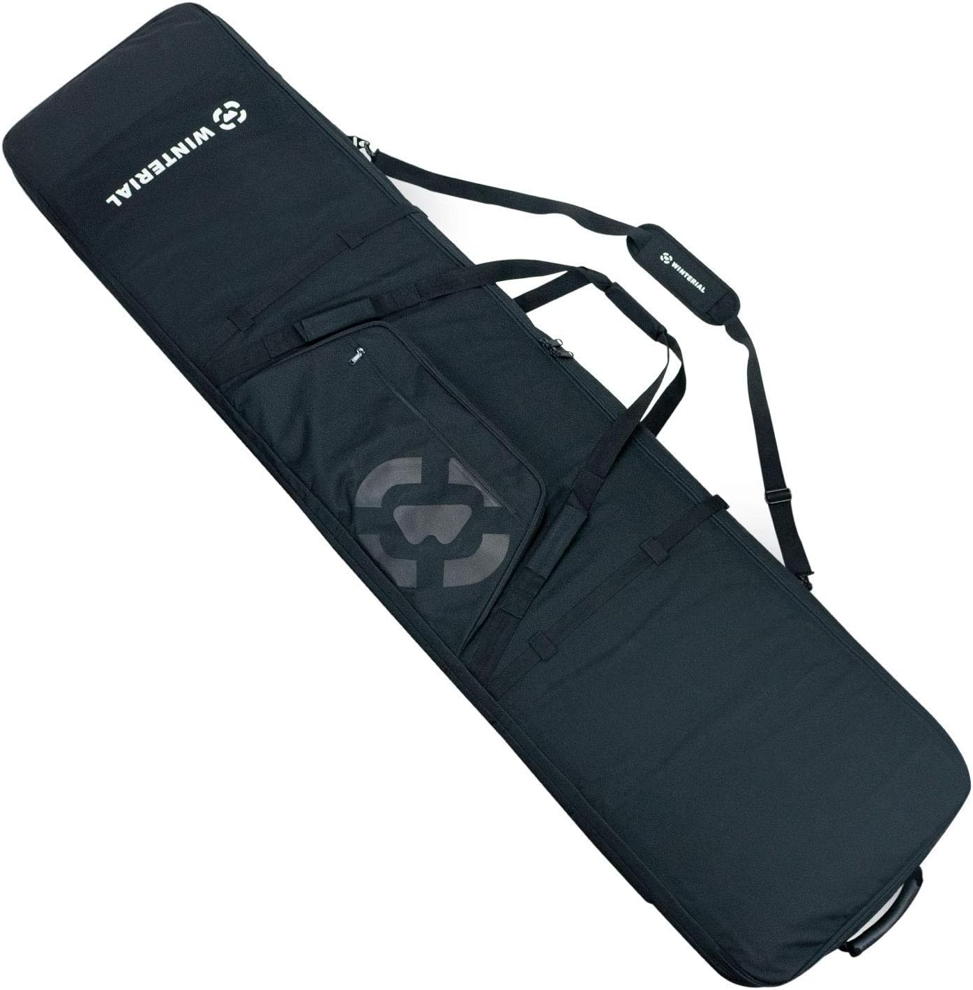 Snowboard/Ski Bag: Roll Effortlessly, Fits 2 Boards!