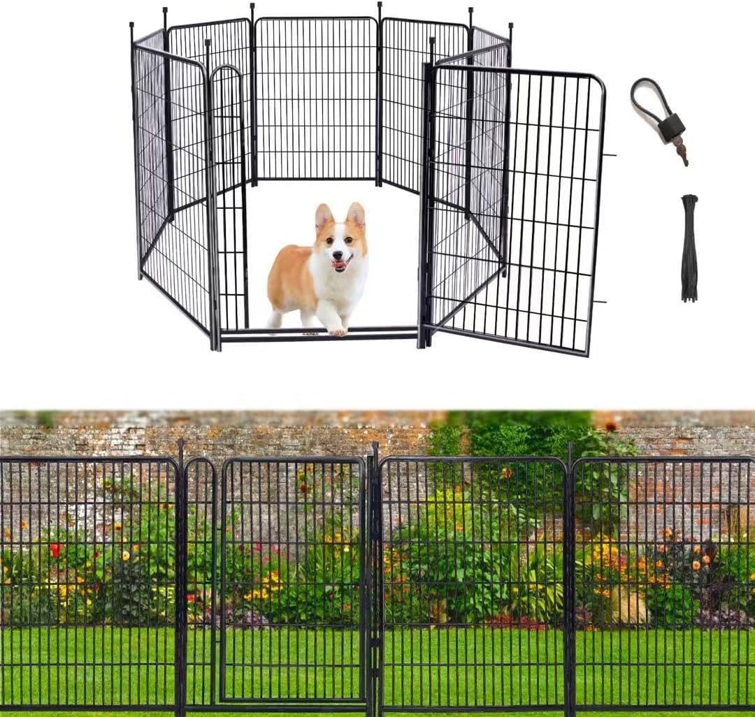 Tall Garden Fences and Borders for Dogs, 4.6ft High Dog Fence
