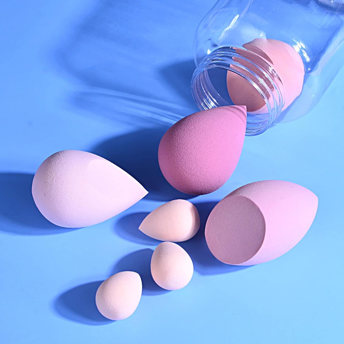 ROSETTA Beauty Blender Set - 7 Pcs for Flawless Makeup Application