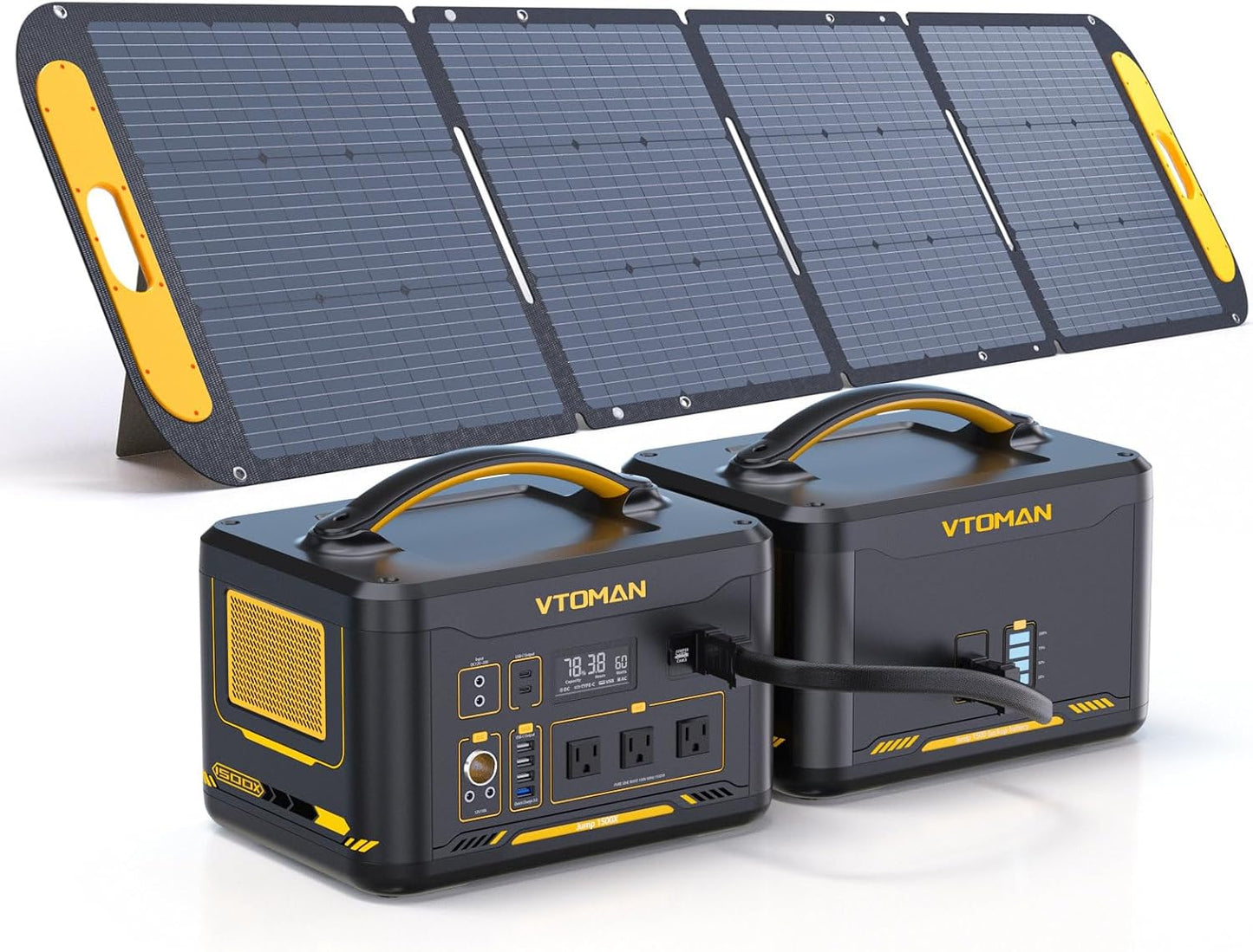 VTOMAN Power Bundle: 3000W Solar Generator