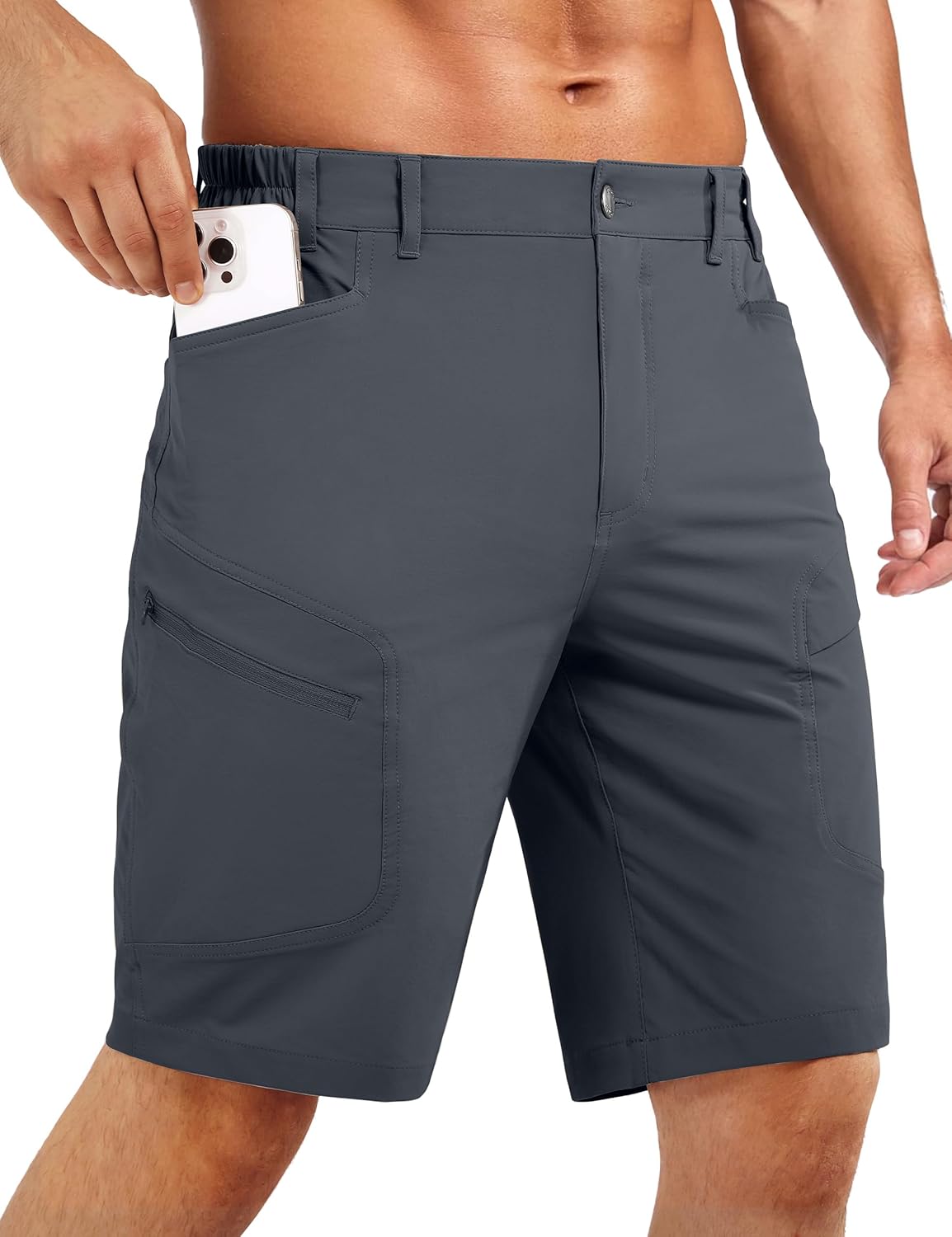 Stlight Men's Hiking Cargo Shorts Quick Dry Lightweight Tactical