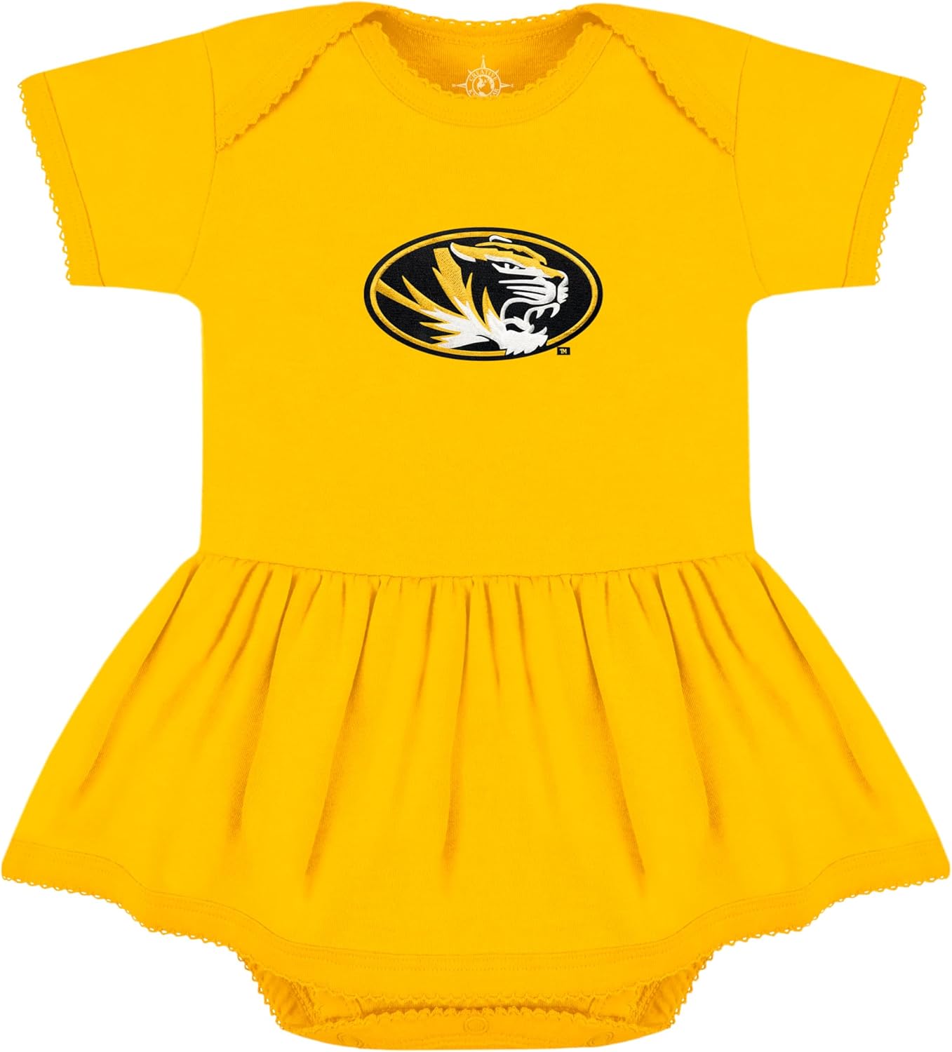 Creative Knitwear College Baby Picot Bodysuit Dress for Girls