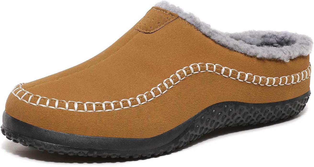 Cozy Men's Plush Slippers - Warm & Non-Slip!
