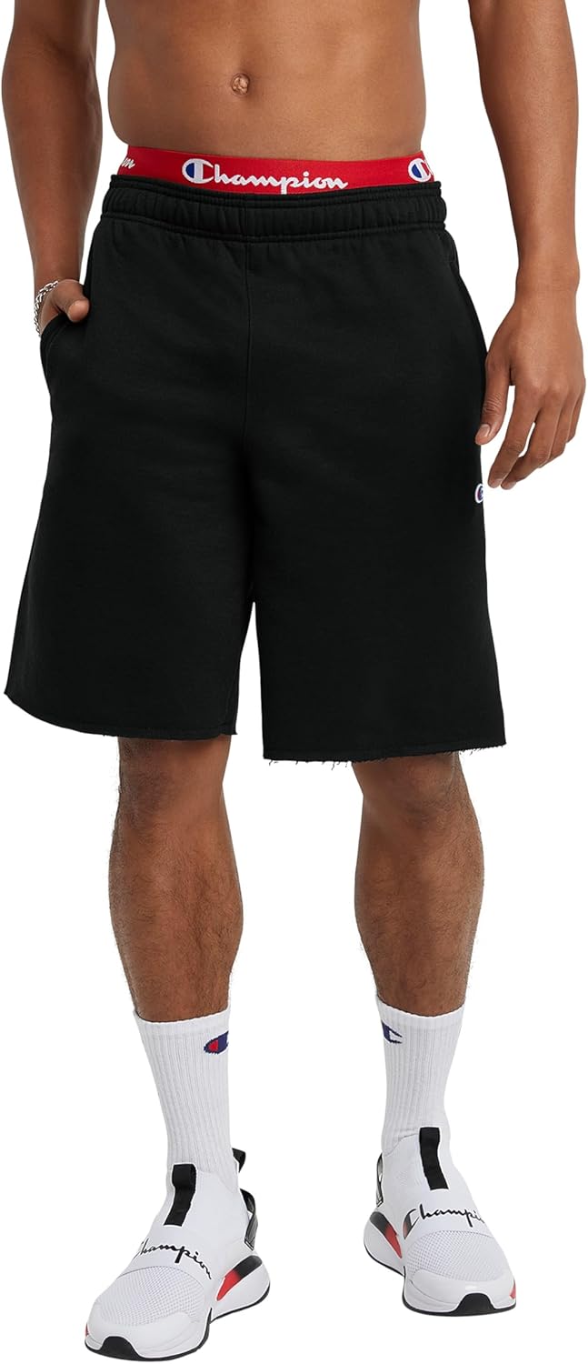 Champion Men's Fleece Athletic Shorts with Pockets for Comfort