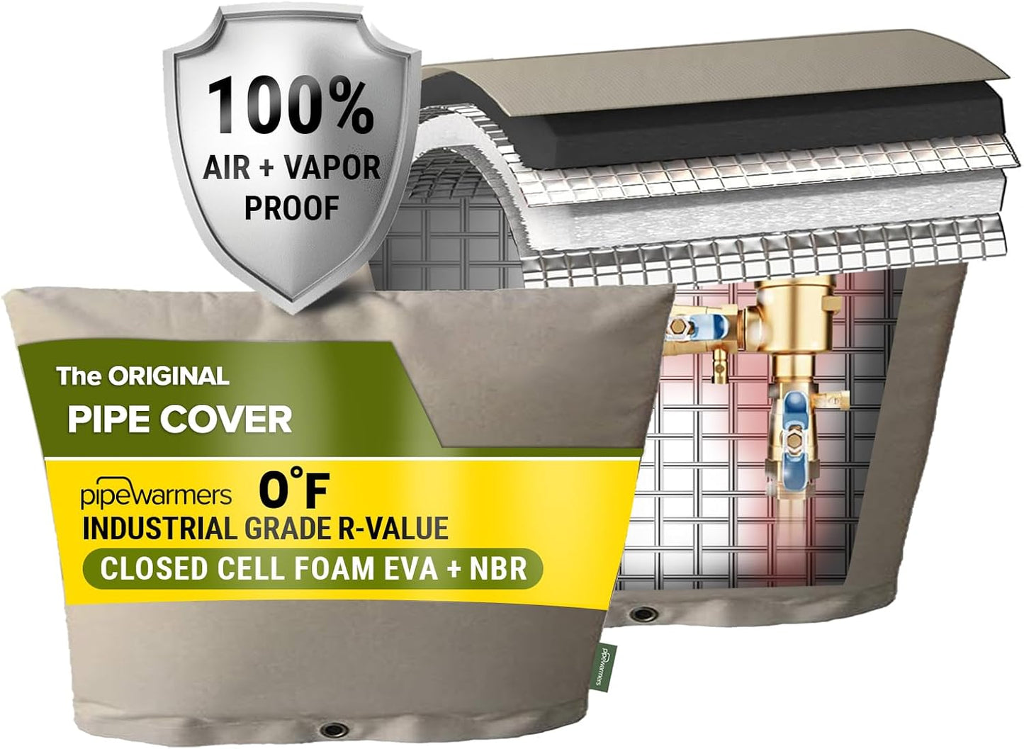 The Original Winter Pipe Insulation Cover for Extreme Weather