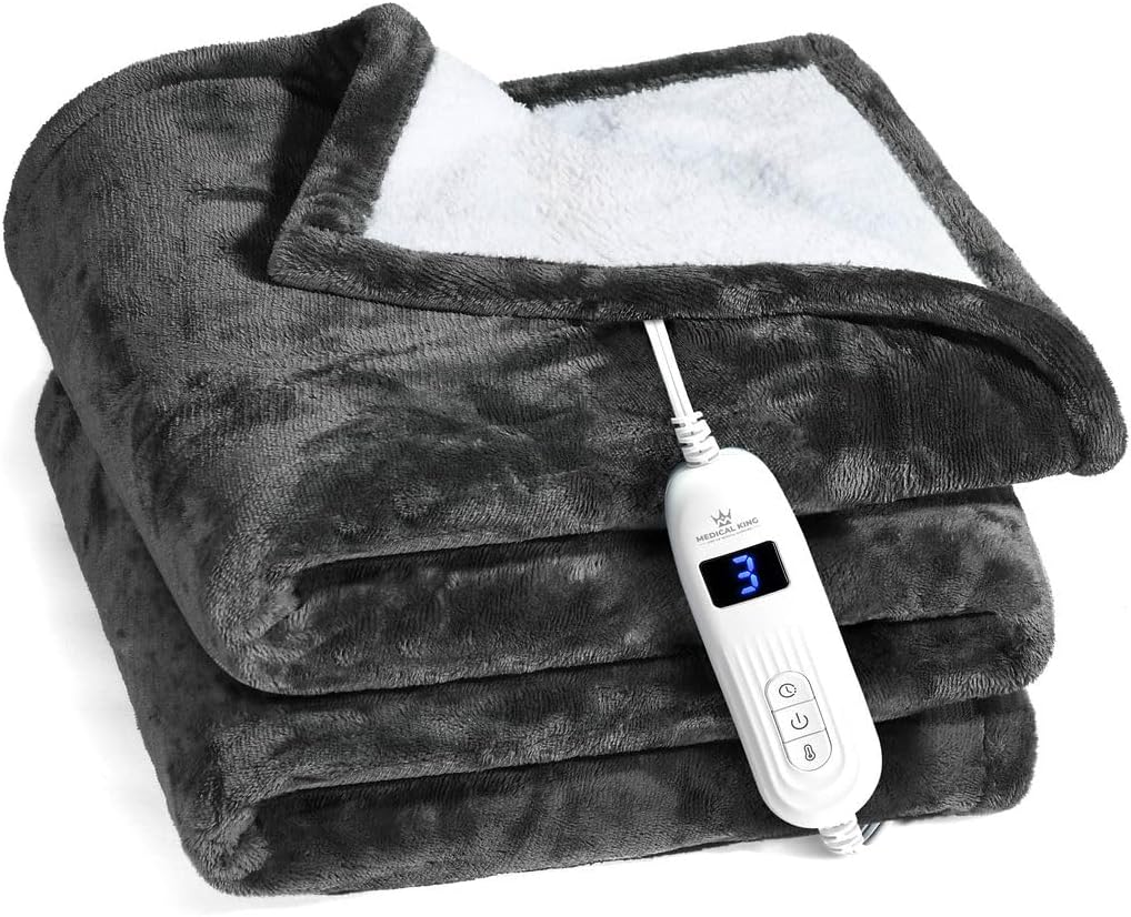 Medical king Heated Blanket for Comfort and Fast Heating