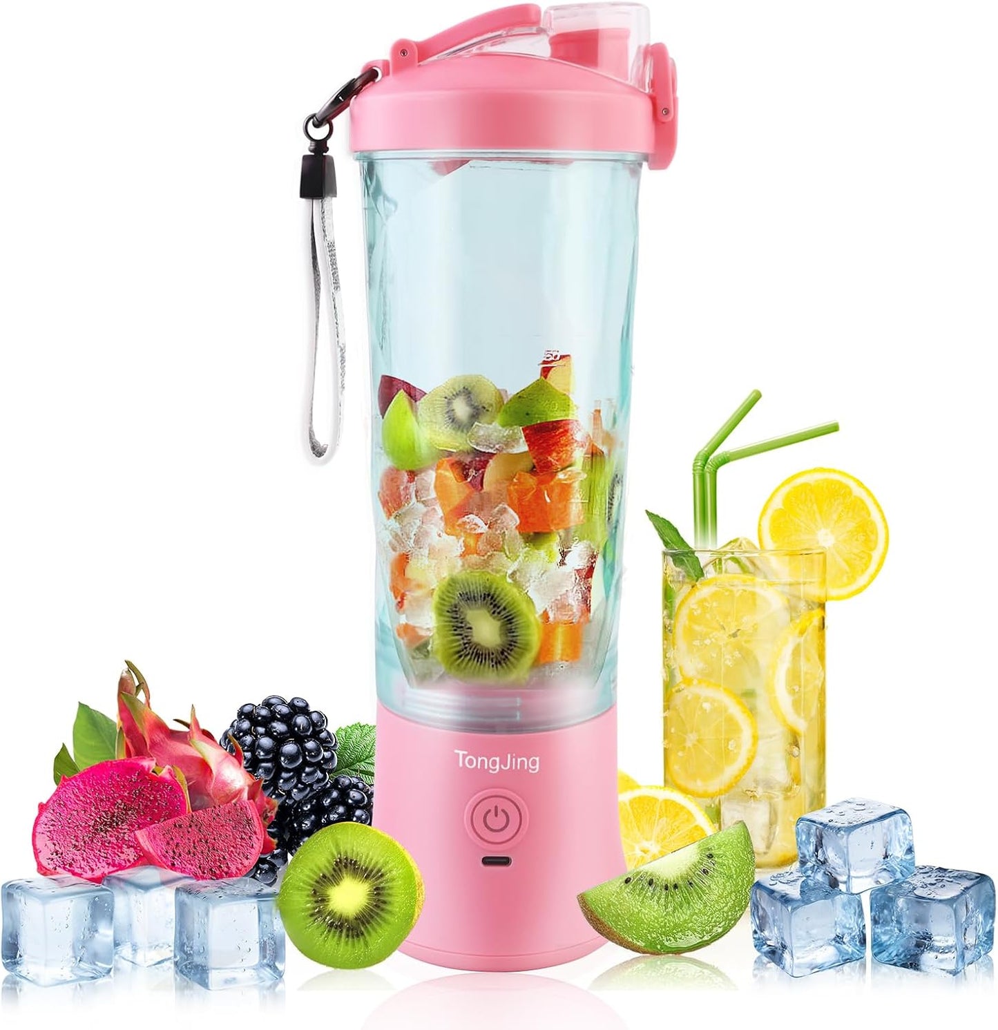 Powerful Portable Blender: Shakes & Smoothies On-The-Go!