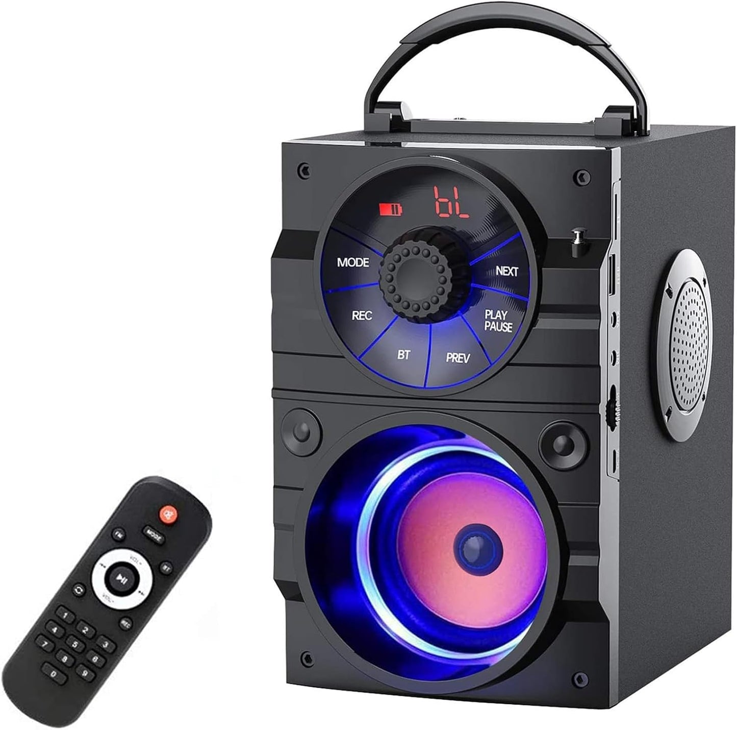 Portable Bluetooth Speaker: Heavy Bass & Wireless Fun!