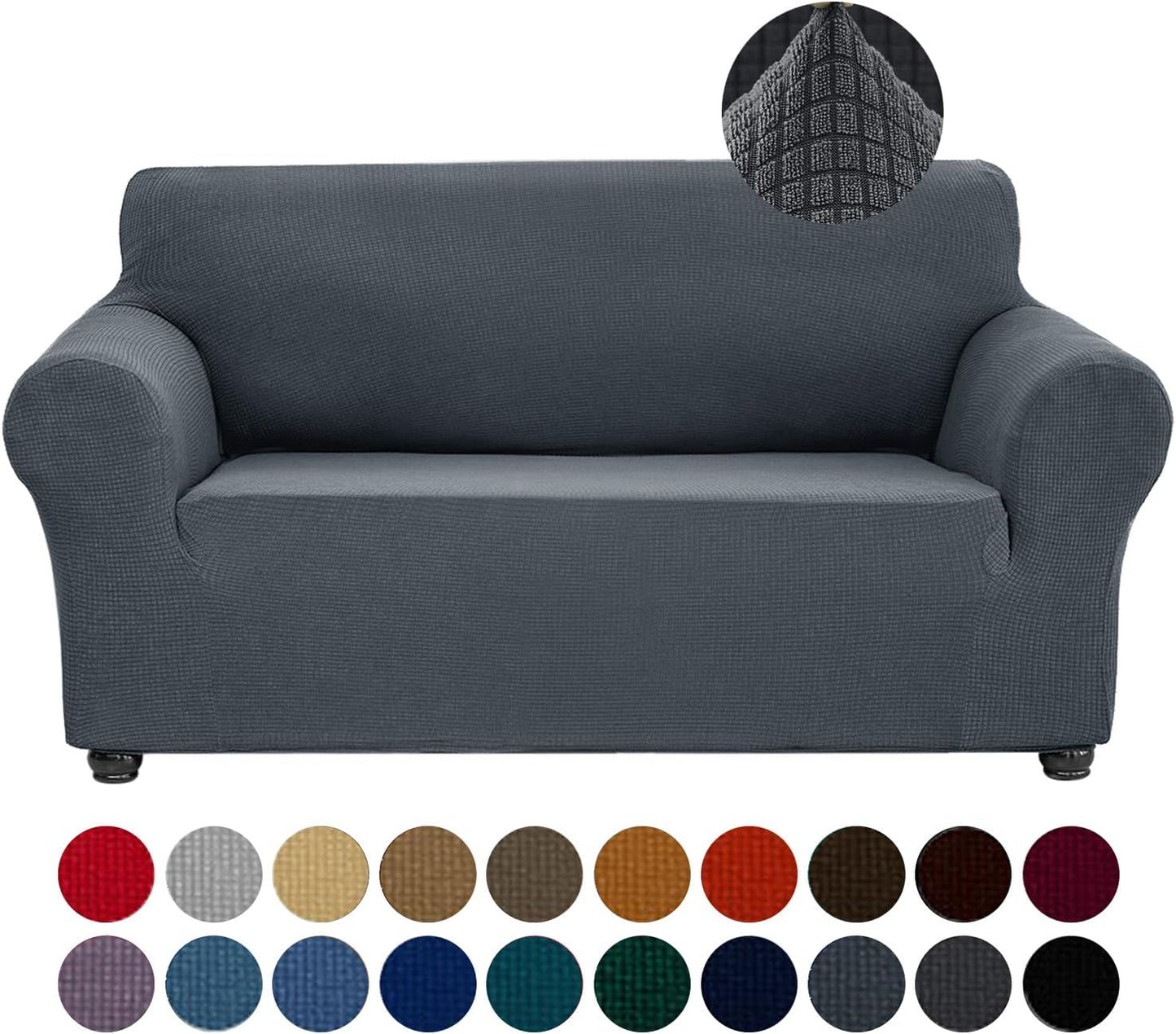 Joccun Stretch Loveseat Couch Cover Slipcover for 2 Cushion Sofa