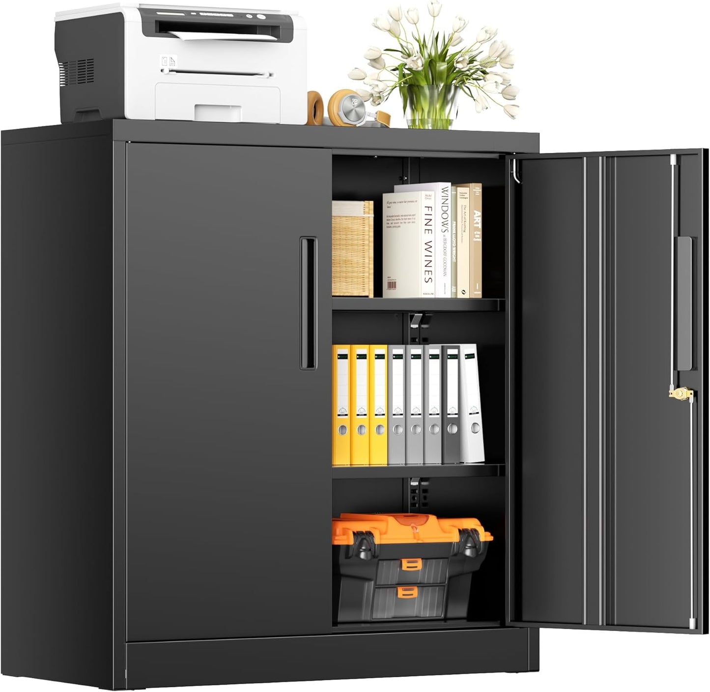 INTERGREAT Metal Garage Storage Cabinet for Home Office Use