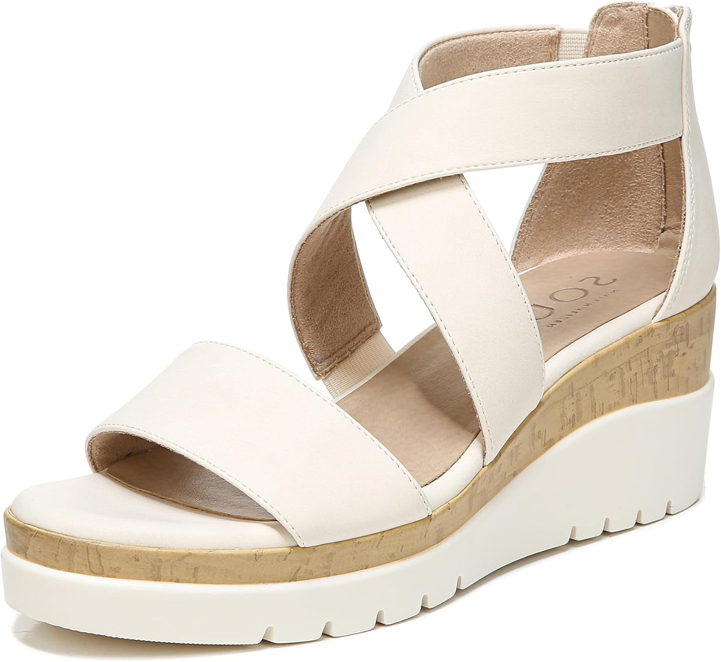 Naturalizer Women's Soul Goodtimes Wedge Sandal for Comfort