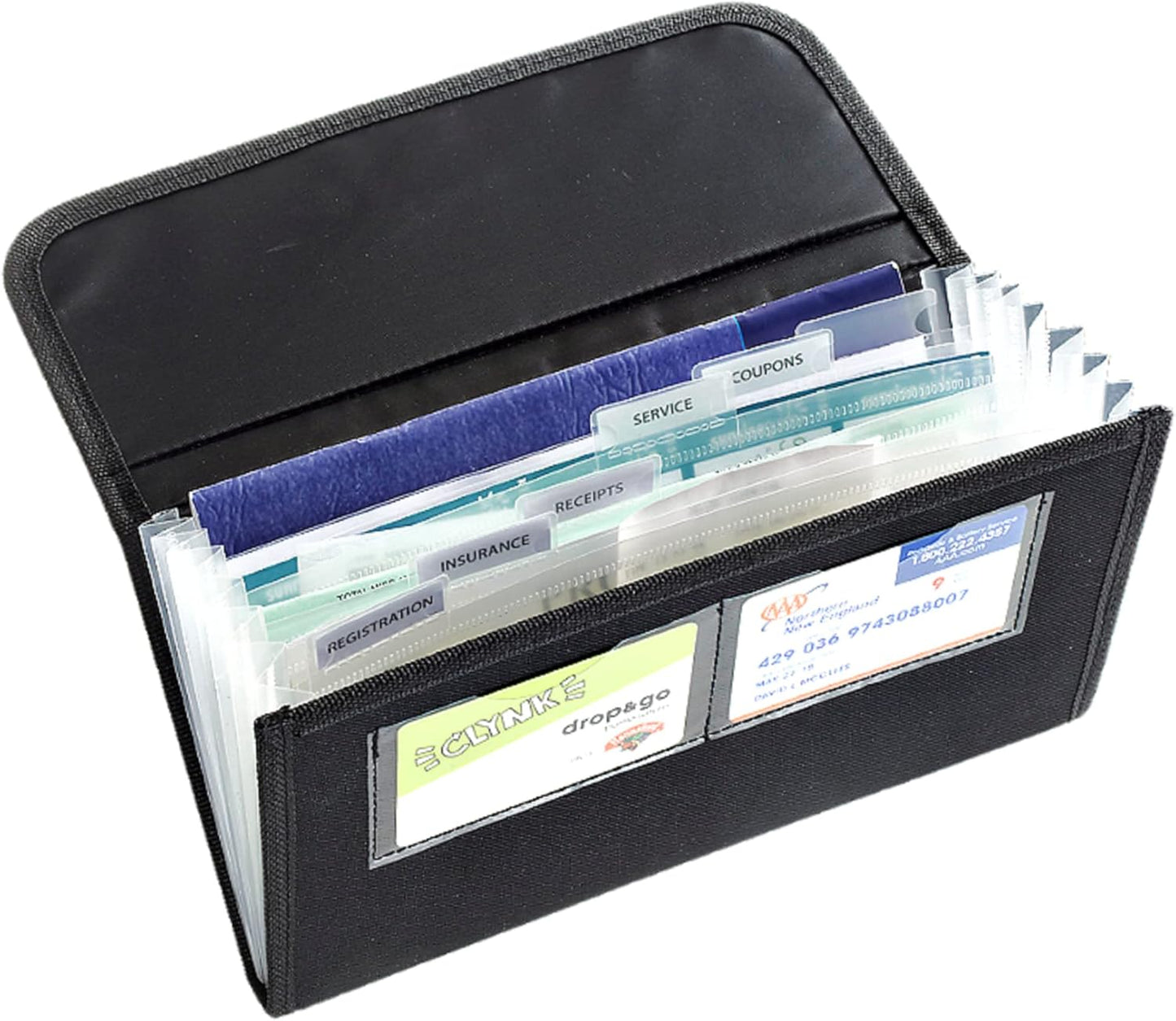 Talus Car Glove Box Organizer - Paperwork Security