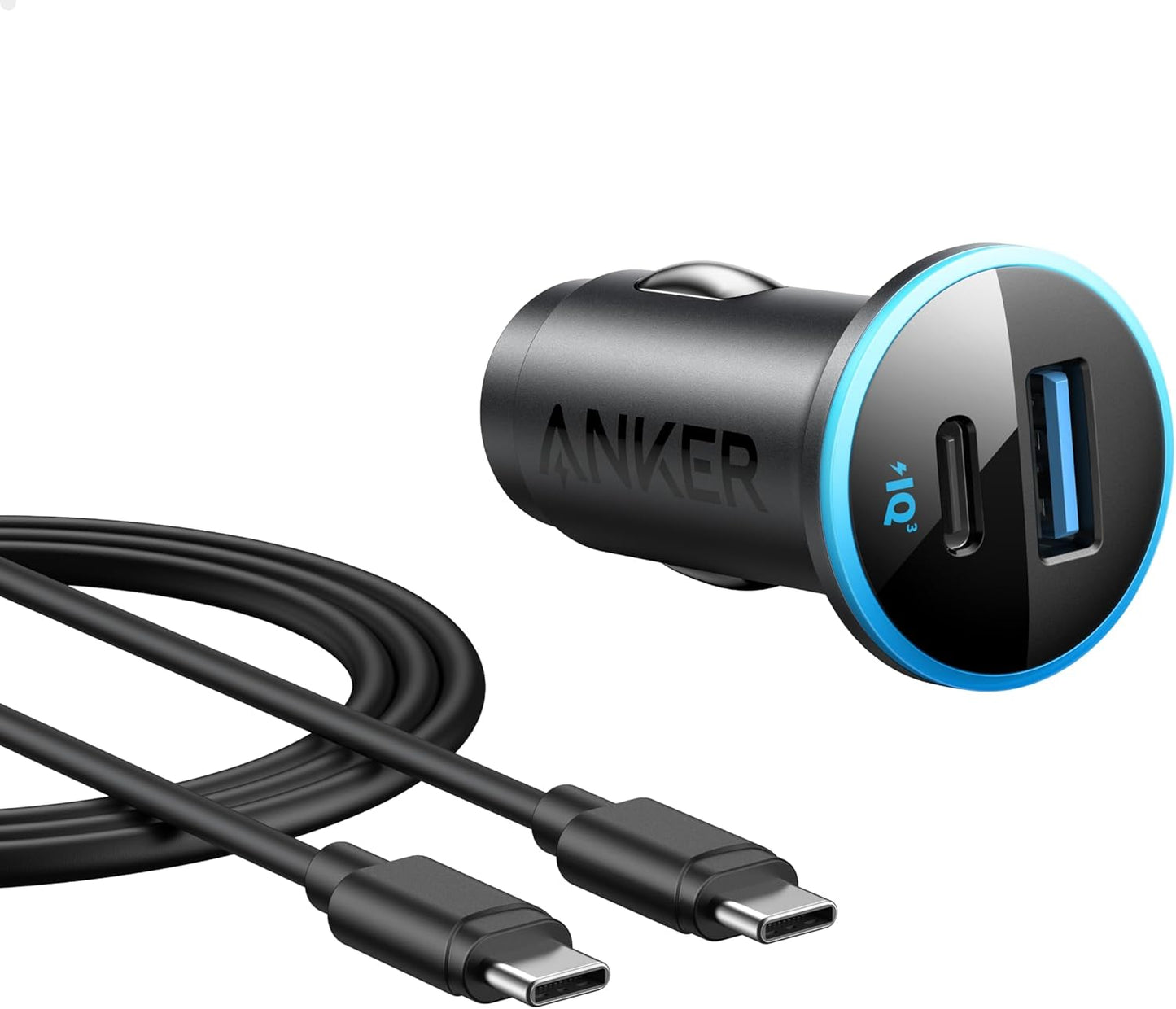Anker 52.5W Fast Car Charger for iPhone & Galaxy