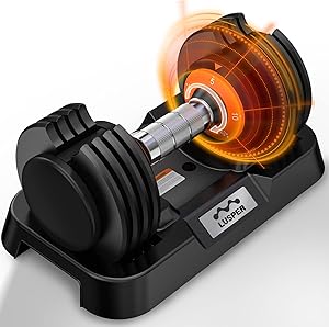 Lusper Adjustable Dumbbells for Home Gym Workouts and Fitness