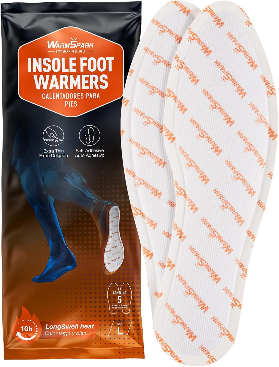 Insole Foot Warmers for Men & Women - 10 Hours Lasting Warmth