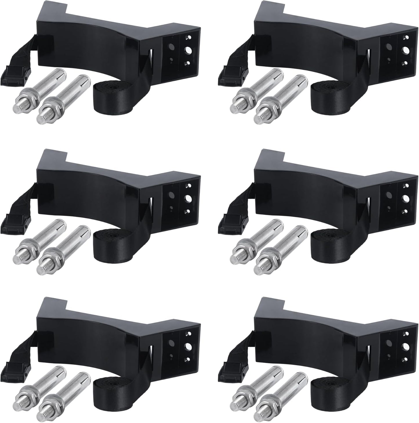 6PCS Propane Tank Holder for Safe and Secure Gas Cylinder Storage