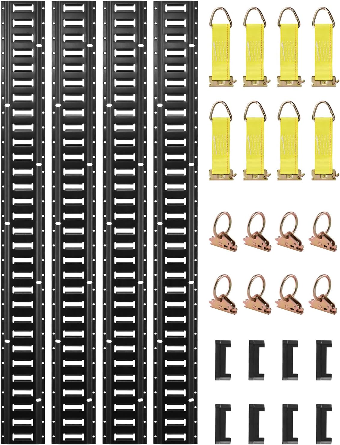 VEVOR E Track Tie-Down Rail Kit for Secure Cargo Transport