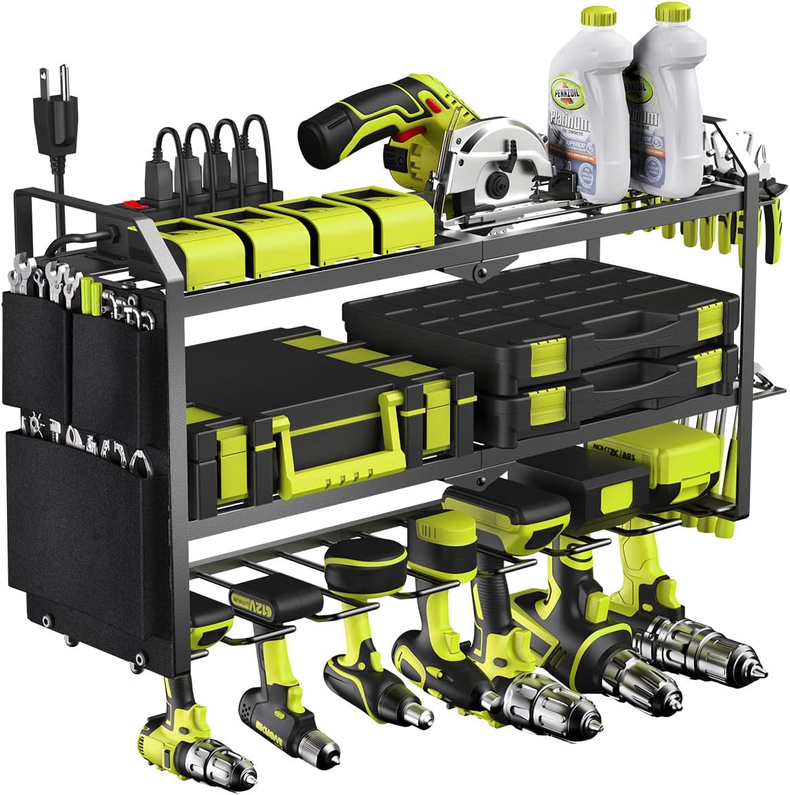BCJJ Heavy Duty Power Tool Organizer: Ultimate Storage Efficiency