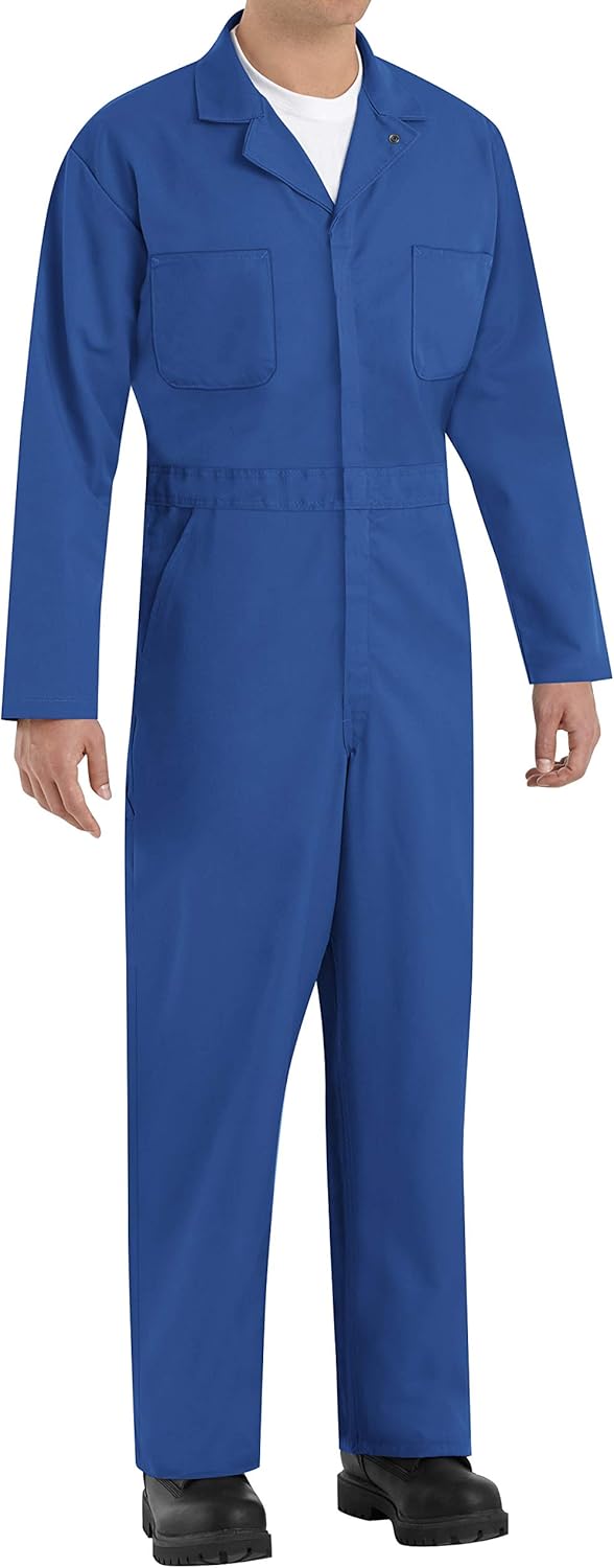 Red Kap Men's Twill Action Back Coverall for Ultimate Comfort