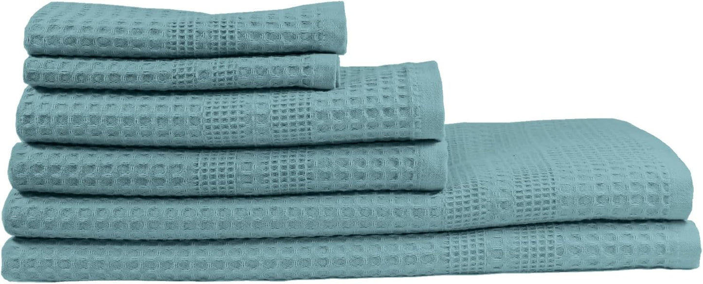 GILDEN TREE Waffle Towel Set Quick Dry Thin for Everyday Use