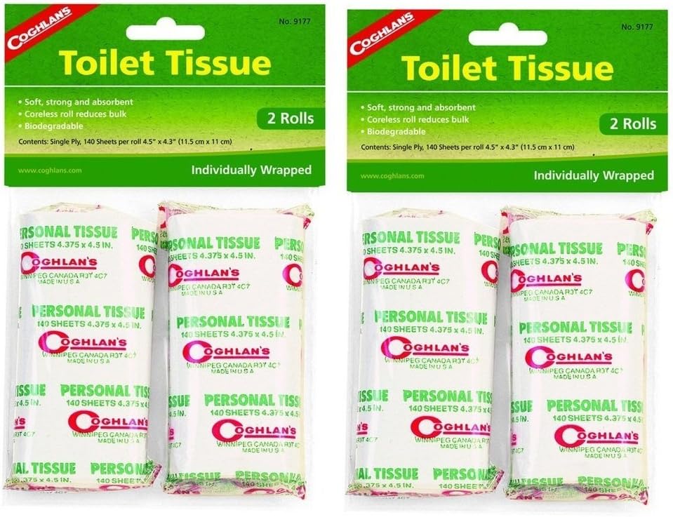 Coghlan's 9177 Toilet Tissue - Compact 4 Pack