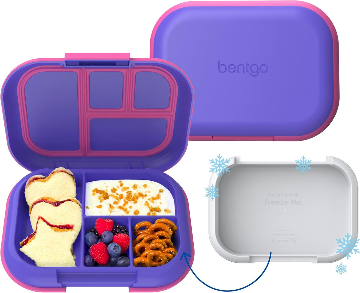 Bentgo Chill Kids Leak-Proof Lunch Box with Built-In Ice Pack