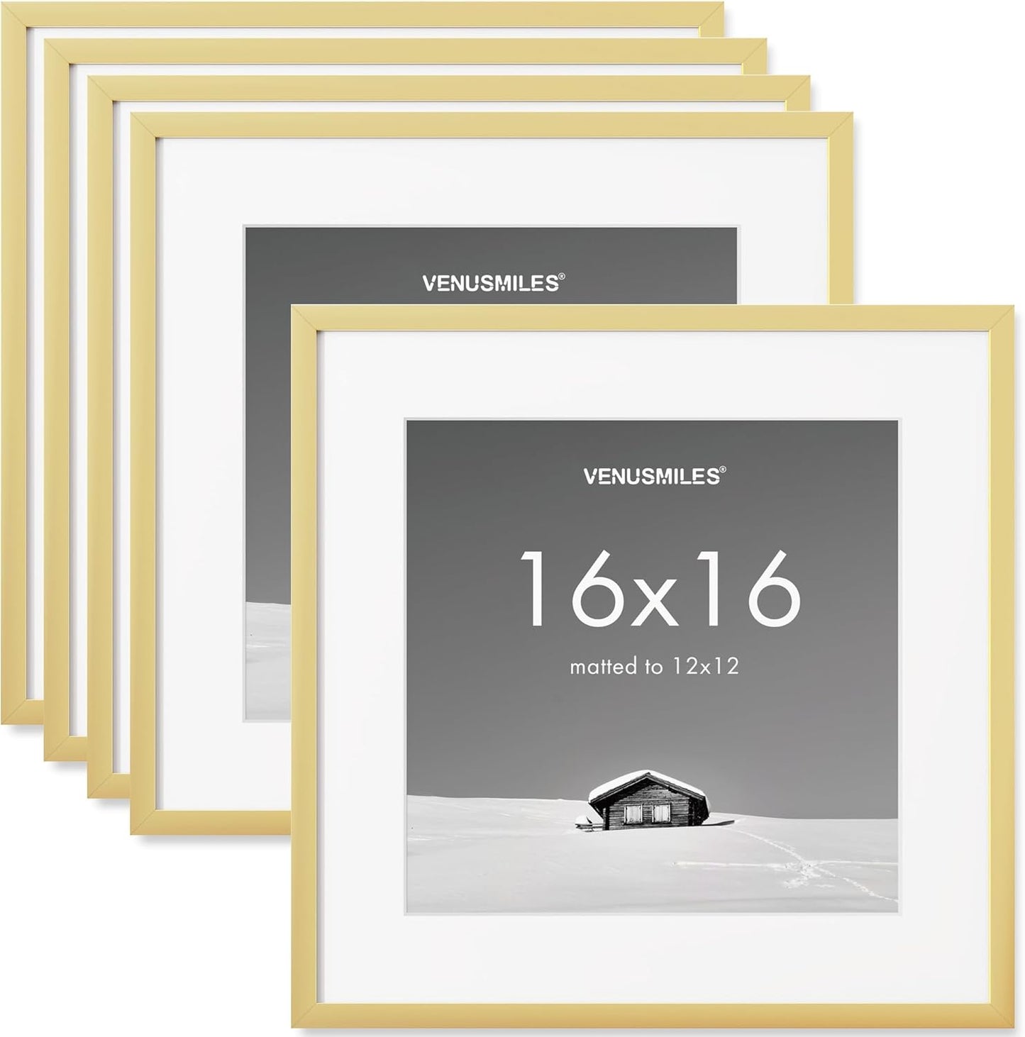 16x16 Picture Frame Set - Versatile Display for Cherished Photos