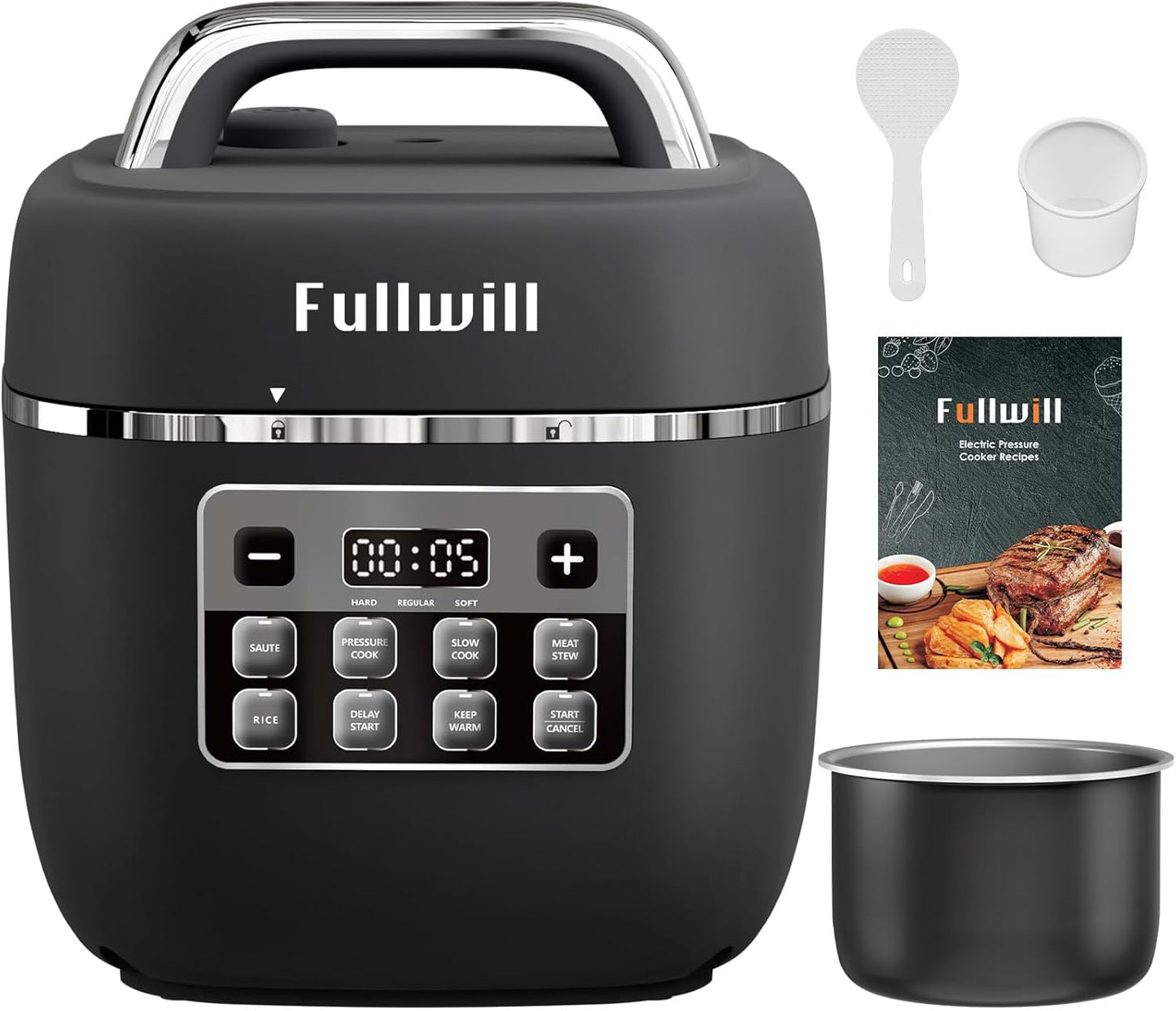 Fullwill Electric Pressure Cooker Lite: Compact 3-Quart Kitchen Tool