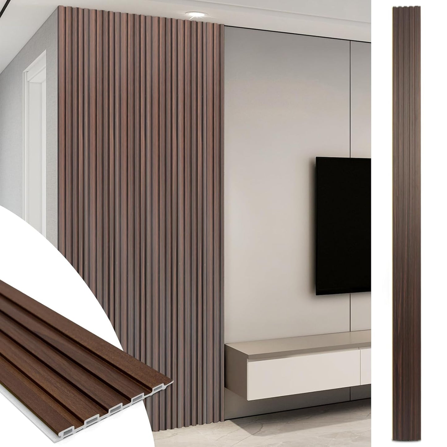 Art3d WPC Slat Wall Panels for Stunning Interior Decor