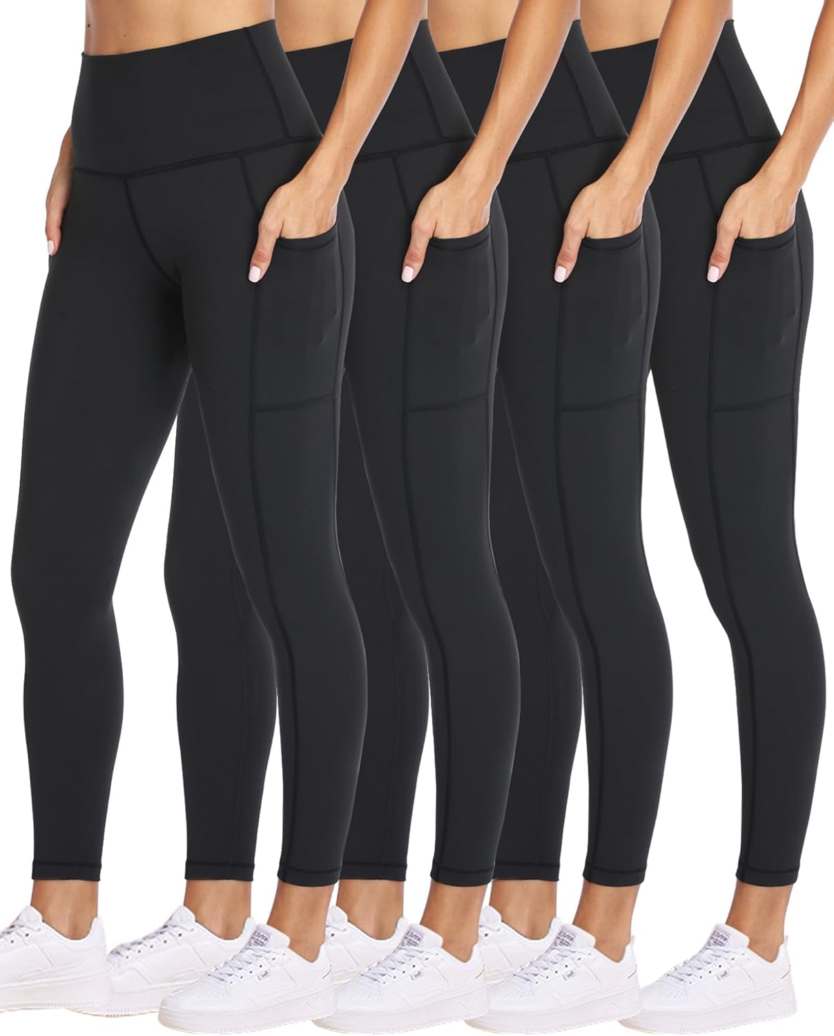 NexiEpoch High Waisted Tummy Control Leggings with Pockets