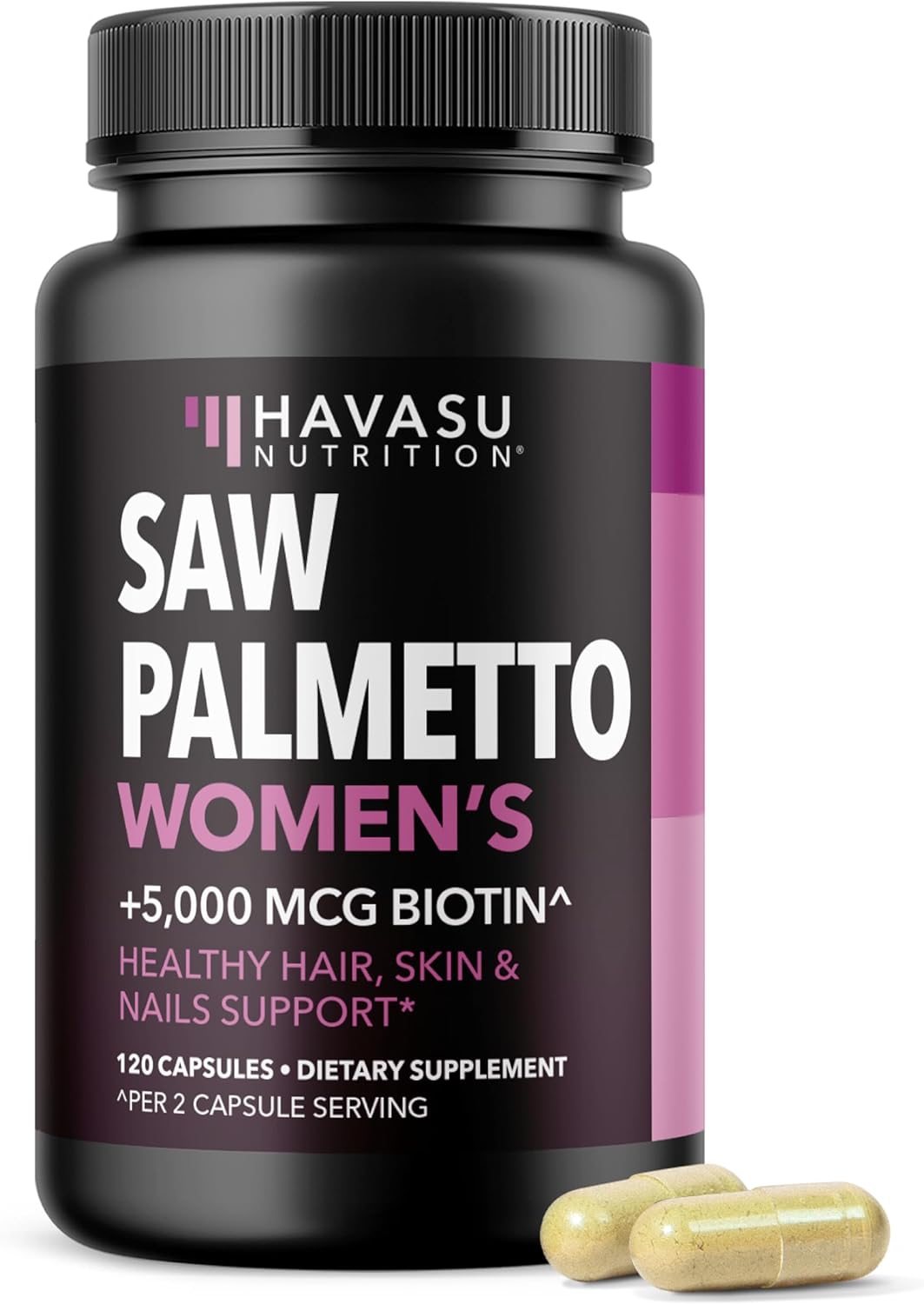 Saw Palmetto for Women with Biotin - DHT Blocker for Health