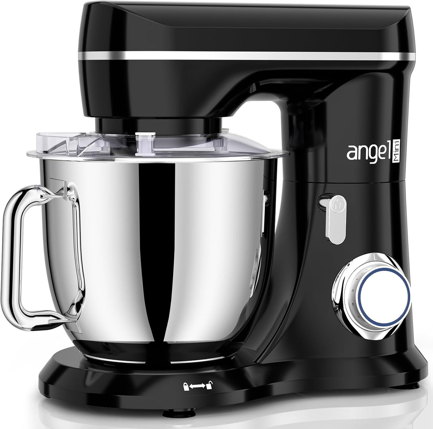Mini Angel Electric Stand Mixer with 5Quarts Capacity and Attachments