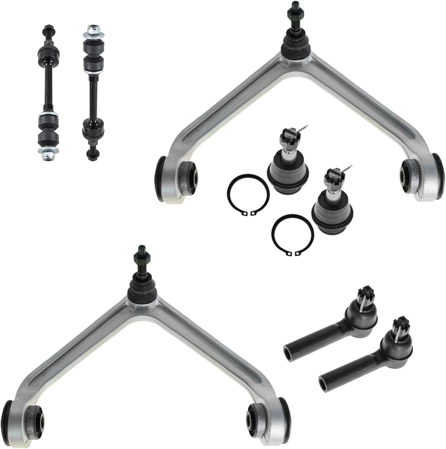 TRQ Front Steering & Suspension Kit for Dodge Ram 1500 2002-2005