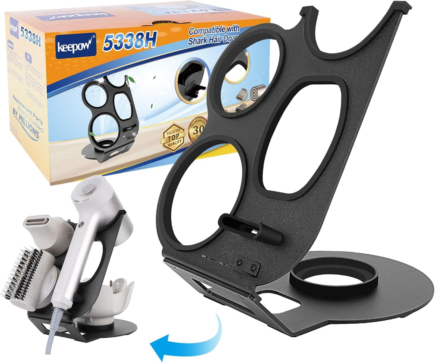 Shark Compatible Hair Dryer Stand by KEEPOW