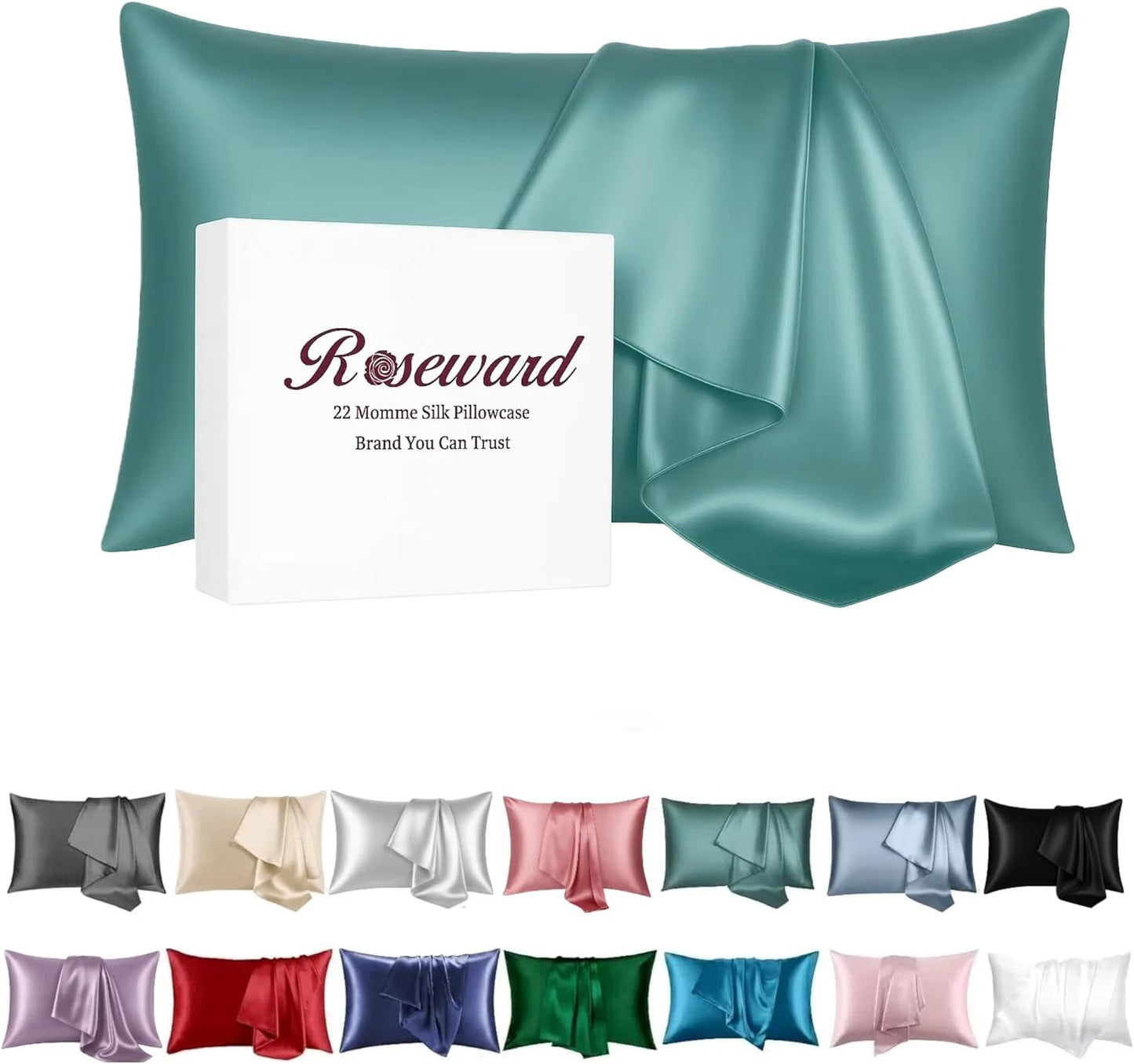 Teal Silk Pillow Cases Queen for Luxurious Sleep Experience